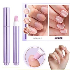 1-3X Nail Care Fingernail Strengthener Chip-resistant Cuticle Remover Pen