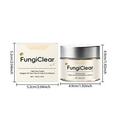 2X New FungiClear Phrena Nail Care Cream With Tea Tree Oil,Oregano Oil,Vitamin E