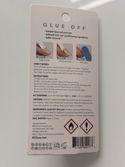 KISS Glue Off Instant False Nail Remover Liquid Lavender, Acetone 13.5mL