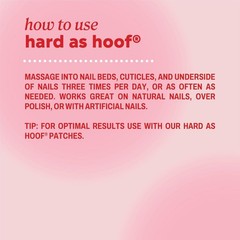 Hard as Hoof Shea Butter Nail Strengthening Cream – 1 oz for Healthier Nails