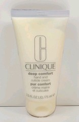 CLINIQUE Deep Comfort Hand and Cuticle Cream 2.5 oz / 75 ml- NEW & AUTHENTIC .