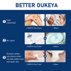 OUKEYA Urea Cream 40 Percent Tube 3 Oz, Foot & 3 Ounce (Pack of 1), 3
