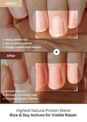 Nail Care Serum Hydrating Rice and Soybean Extract Collagen Vitamin E Peptides