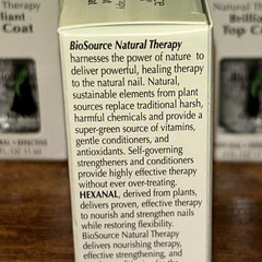 12x BioSource for Nails Natural Therapy Brilliant Top Coat 0.4 fl oz BULK LOT