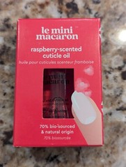 Le Mini Macaron Raspberry Scented Cuticle Oil 0.33 fl oz