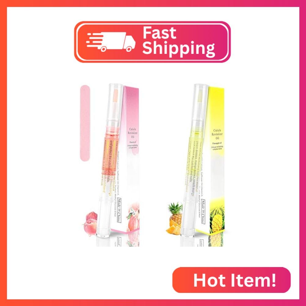 Foncomy 2PCS Cuticle Oil Pen for Nails,Nail Oil Pen for Nail Care,Cuticle Oil fo