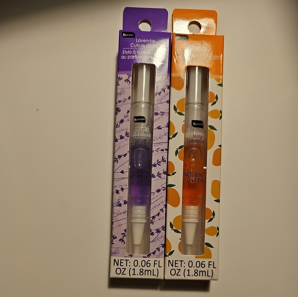 B.Pure NEW LOT of 2: Lavender & Mango Cuticle & Nail Oil Pen