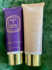 Tahari T Hand Cream French Lavendar & Honey Almond Scented Hand Cream 2 Bottles