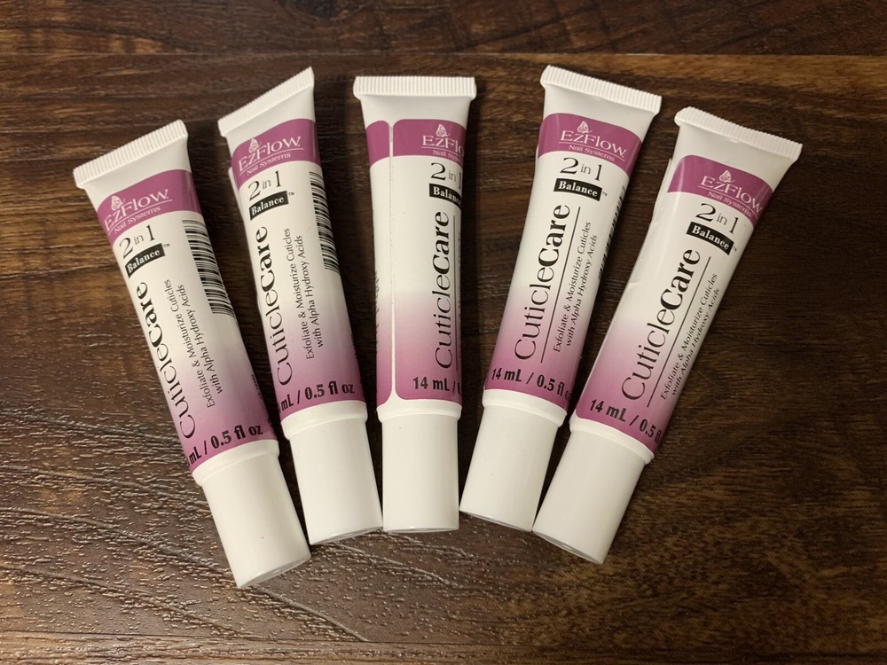 EzFlow Cuticle Care 2-IN-1 Balance Exfoliate and Moisturize Cuticles 0.5 oz