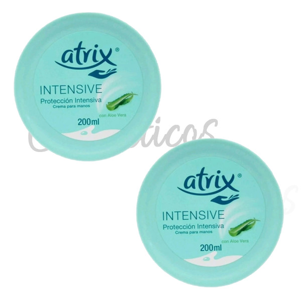 2 ATRIX CREAM MOISTURIZING 6.75 FL OZ EACH WITH ALOE VERA HAND CREAM 200 ML