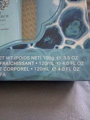 CRABTREE & EVELYN LA SOURCE GIFT SET HAND THERAPY, BODY WASH, LOTION, LOOFAH