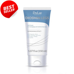 Dulàc Diosmin Legs Gel Cream Varicose Spider Vein Treatment Cooling 5.07oz US