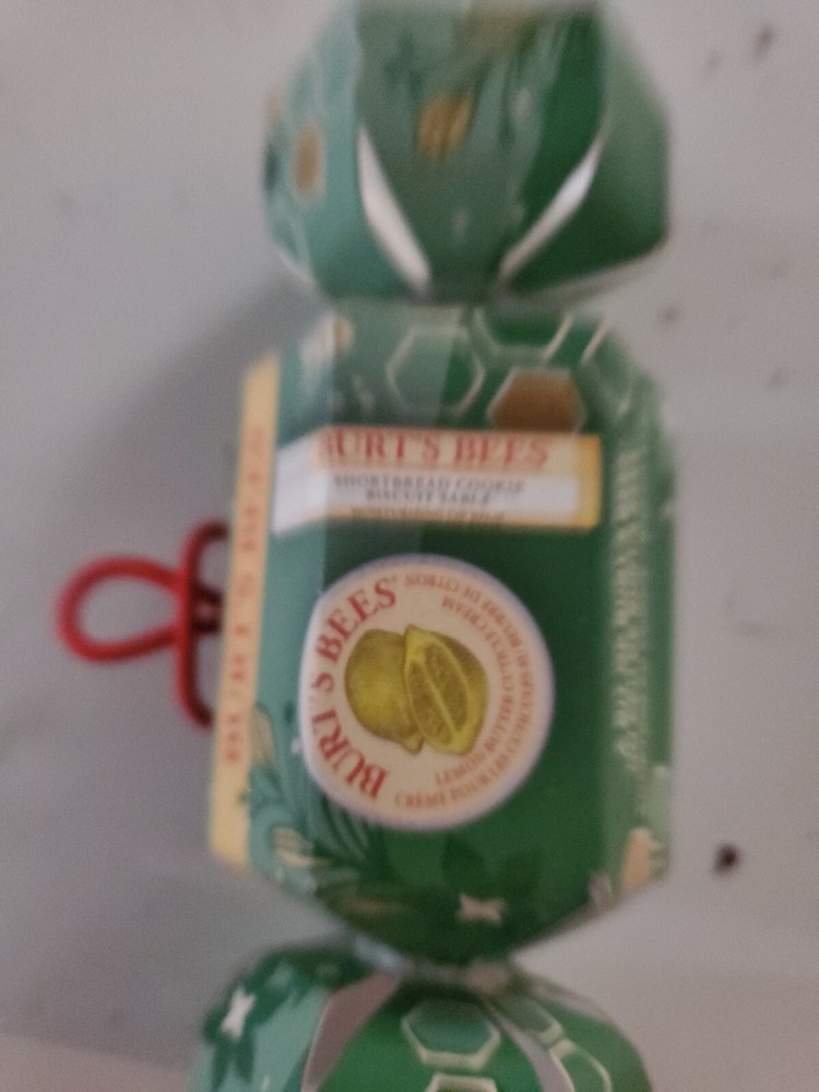 Burts Bees Lemon Butter Cuticle Cream Shortbread Cookie Lip Balm