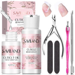Kit removedor de cutículas y aceite para cutículas – Kit de cuidado de uñas con