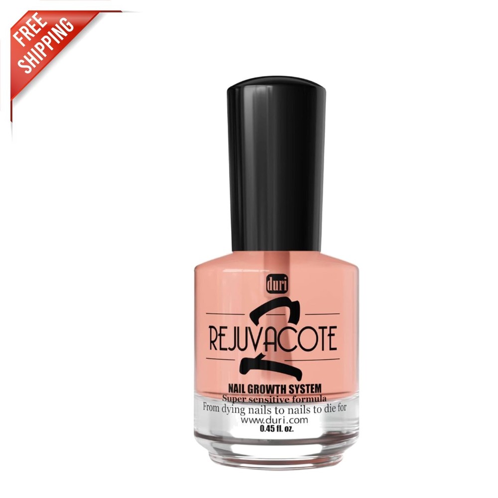 Rejuvacote 2 Sensitive Formula Nail Hardener – Liquid Growth Solution 0.45 Fl Oz