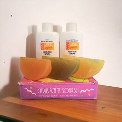 Avon Citrus Scents Soap Set + Avon Skin-So-Soft Anti-Itch Refill Spray Bottles