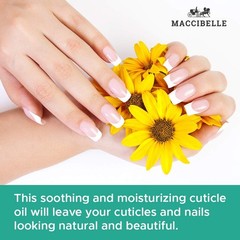 Maccibelle Cuticle Oil For Nails Refill size for Dry 4 Fl Oz (Pack of 1)