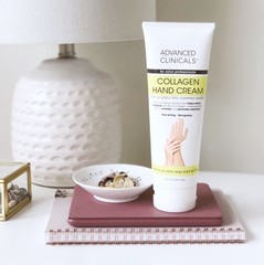 Advanced Clinicals Collagen Hand & 8 Fl Oz (Pack of 1), Cream