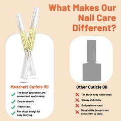 2PCS Cuticle Oil Pens for Nail Care,Cuticle Revitalizer Oil Pen with Soft Bru…