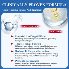 60pcs Fungal Nail Patches Extra Strength Toenail Fungus Treatment