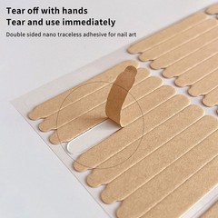 Double Sided Nail Arts Adhesive Tape Sticker For False Tips Nail Art Display