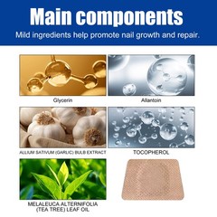 Night Nail Care Patch Thickening Nail Strengthener Overnight Nail Patch 32pcs