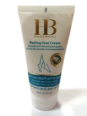 💥H&B Peeling FOOT CREAM & Natural Peach Grains, Dead Sea Minerals 150ml 5.07.oz