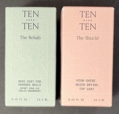 Lot Of 2 TEN OVER TEN The Rehab & The Shield 0.45 FL OZ New