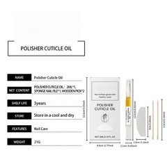 2ml Nail Care Solution Set Improve Soft Nails Moisturize Cuticles Repair Nails