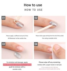 JELLOJELLO One Kill Gel Remover 30ml K-Beauty Nail Care Nail Remover NEW