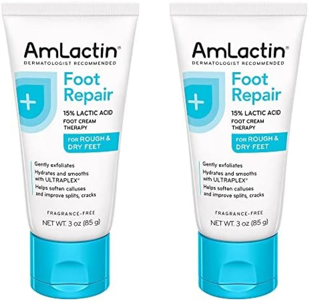 AmLactin Foot Cream Therapy, 3 Ounce (Pack of 2) 3