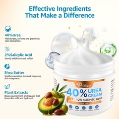 DR.Afanyr 40% Urea Cream for Feet – Foot 5.29 Ounce (Pack of 1), White