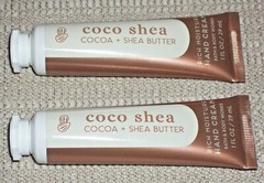 Bath & Body Works~*COCO SHEA BUTTER*~Rich Moisture Hand Creams~Set of 2~NEW