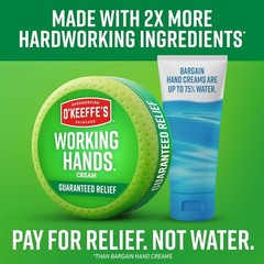 Moisturizing Hand Cream – O’Keeffe’s 3 oz Tube, 2-Pack for Dry Hands Restoration