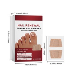 32pcs Fungal Nail Repair Patch Nail Care Soft Nail Inlay Nail Correction Sticker
