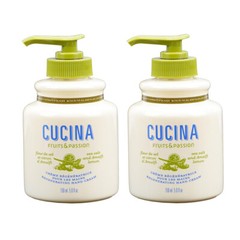 Cucina Sea Salt & Amalfi Lemon Regenerating Hand Cream 5 Oz – 2 Pack