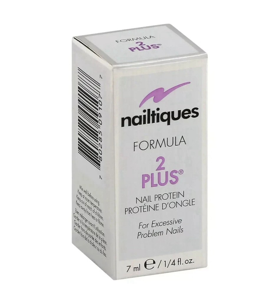 Nailtiques Formula 2 Plus Nail Protein for Excessive Problem Nails7ml 1/4 oz NIB