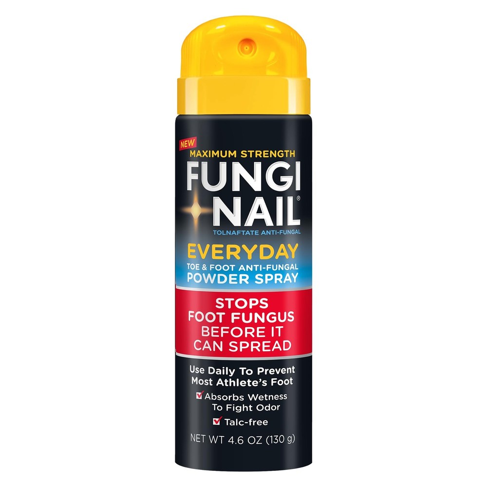 Fungi-Nail Everyday Anti-Fungal Powder Spray, 4.6oz, 4.6 Ounce (Pack of 1)