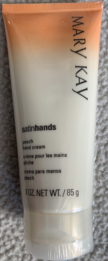 Mary Kay Satin Hands Peach Hand Cream – NEW NO BOX Full Size 3 oz