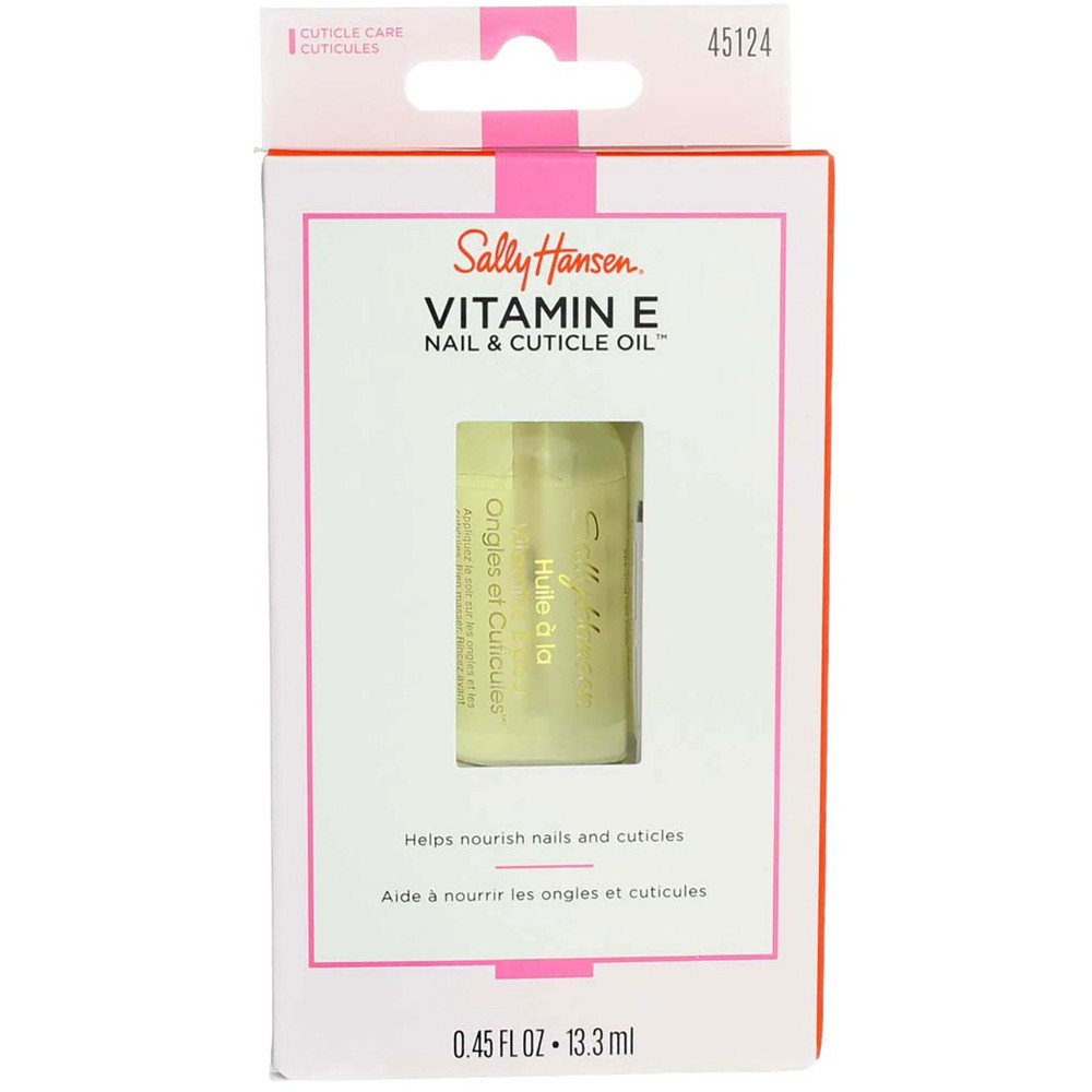 5 Pack Sally Hansen Vitamin E Nail & Cuticle Oil, 0.45 fl oz