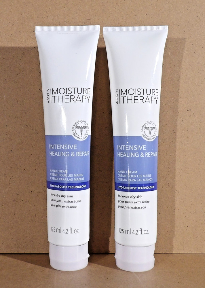 2 Avon Moisture Therapy Intensive Healing & Repair Hand Cream 4.2 oz Sealed