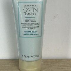 Mary Kay Satin Hands Nourishing Shea Cream Fragrance Free – 3-oz Hydration