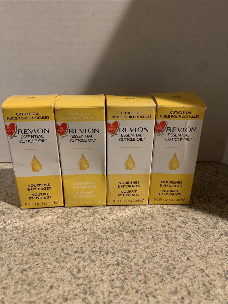 3 Revlon Essential Cuticle Oil, Nourishing Nail Care with Vitamin E 0.5 fl oz