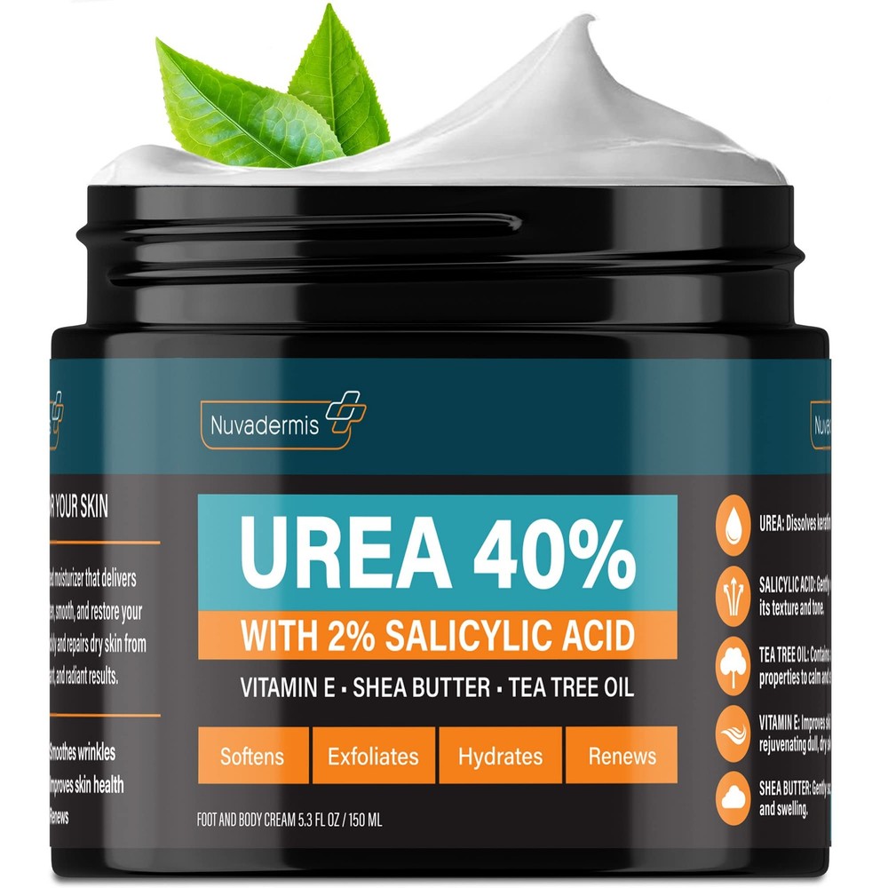 NUVADERMIS 40% Urea Cream – Full 5.29 Ounce (Pack of 1), Nuvadermis Original