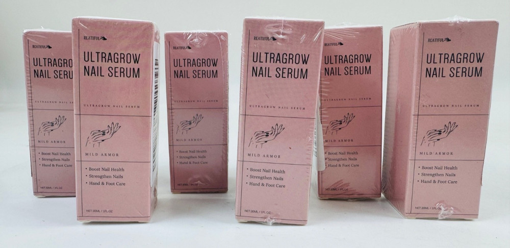 6X Ultragrow Nail Serum Nail Growth Serum for Brittle Peeling Breaking Thin Nail