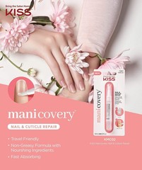 KISS Manicovery Nail & Cuticle Repair Serum, 0.04 Fl Oz (Pack of 1), Clear