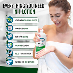 GLY MIRACLE Fragrance-Free Non-Greasy Body Lotion, 16 oz 16 Fl Oz (Pack of 1)