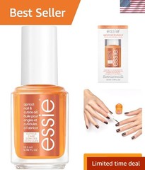 Apricot & Jojoba Nourishing Nail Oil – Essie 8-Free Cuticle Care 0.46 Fl Oz