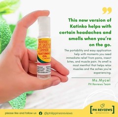 3 Katinko Oil Liniment Rollerball Applicator, 10ml (3 Pack)