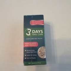 Rozino Nail Strengthener Keratin Amino Acid Formula 3 Days Nail Care 16ml